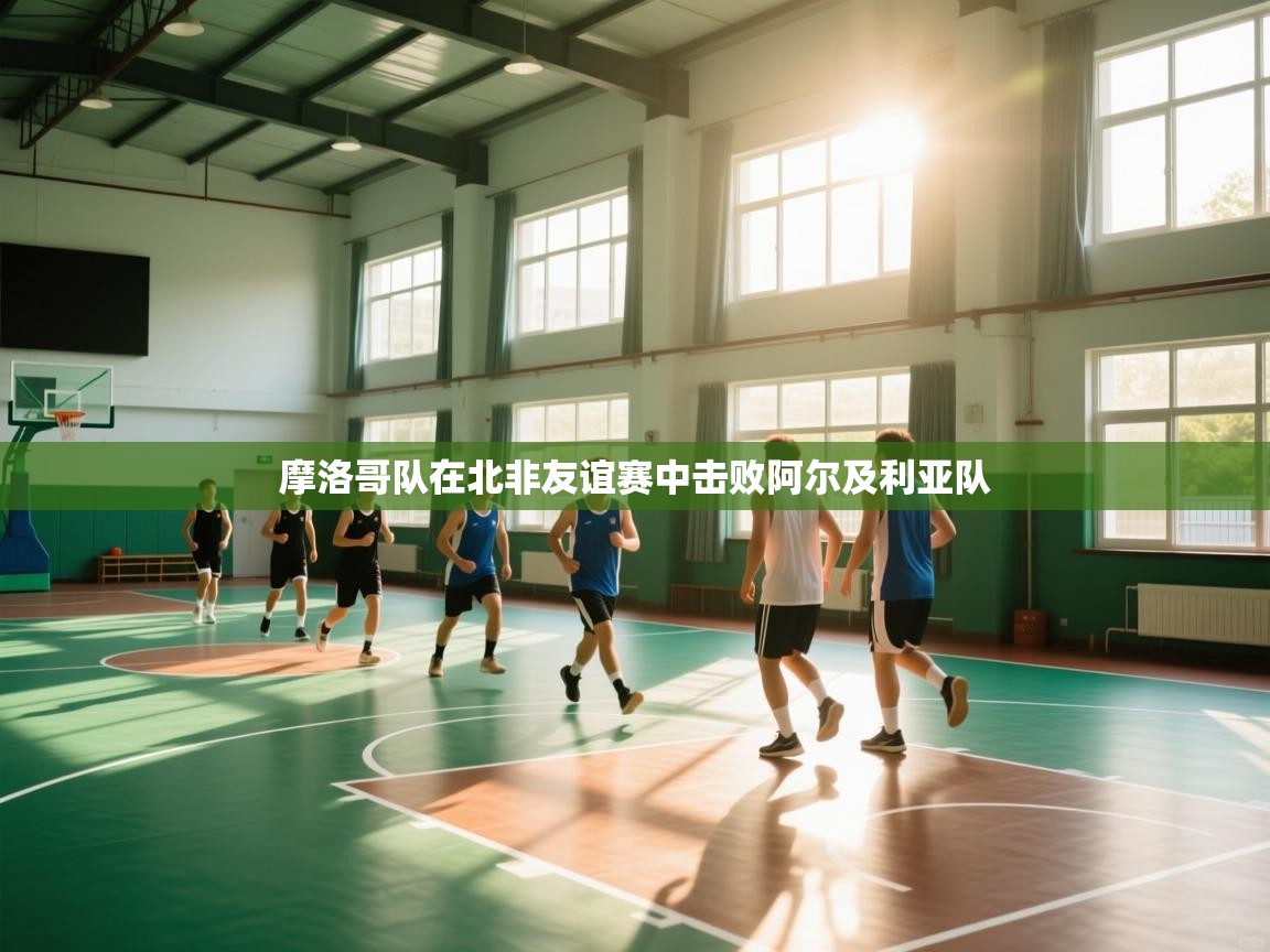 摩洛哥队在北非友谊赛中击败阿尔及利亚队