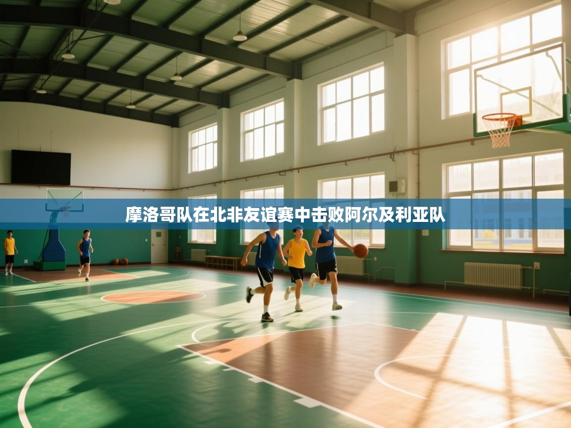 摩洛哥队在北非友谊赛中击败阿尔及利亚队 第2张