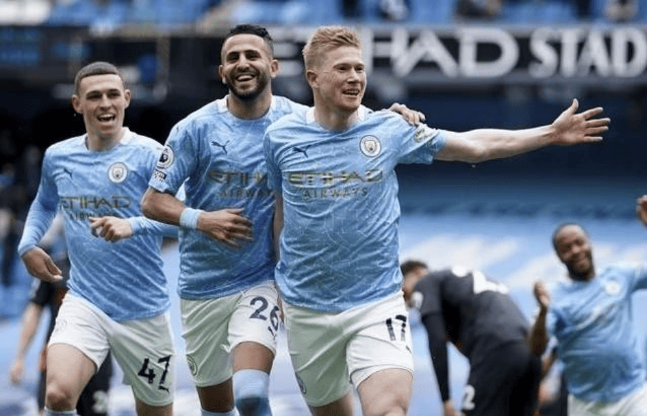 包含曼城豪取比赛胜利，继续领跑英超的词条