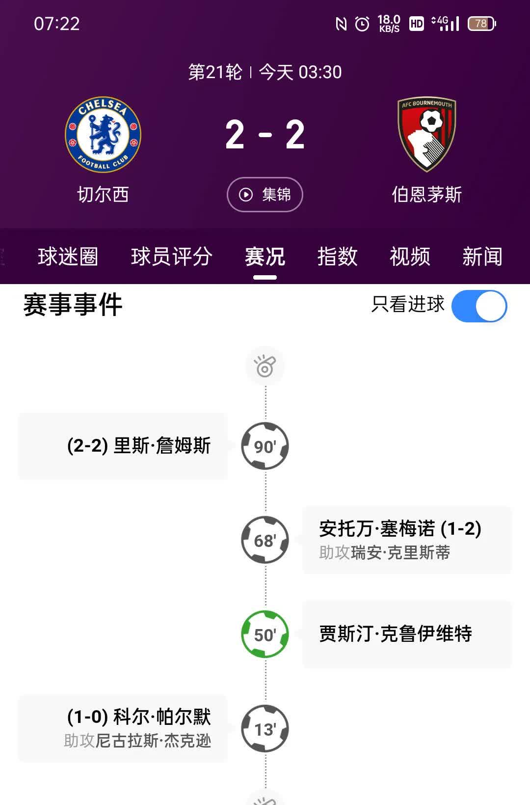 爱游戏网页版登录入口-包含伯恩茅斯破门得分，踢向切尔西疲软部分的词条